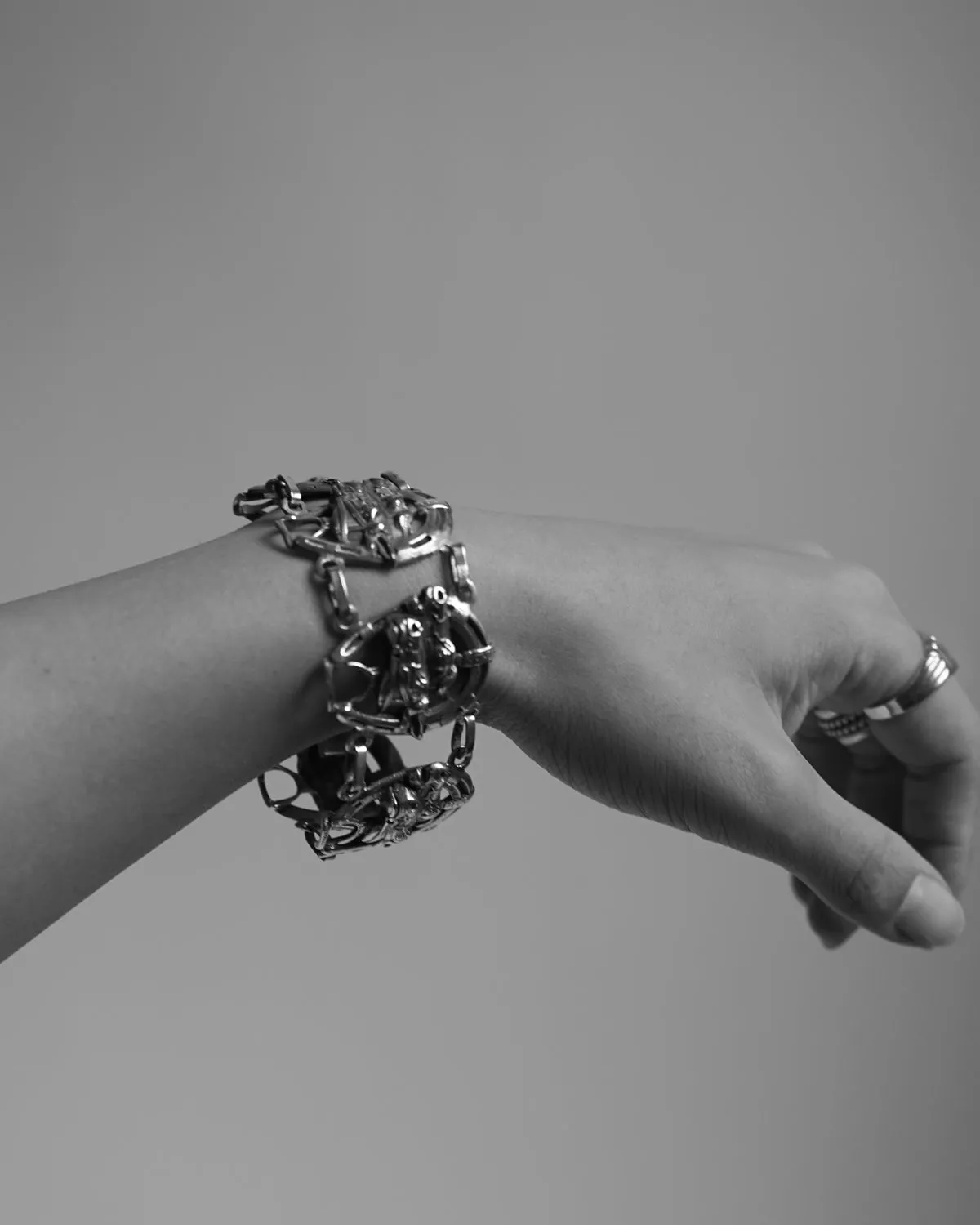 Silver Horseshoe Bracelet