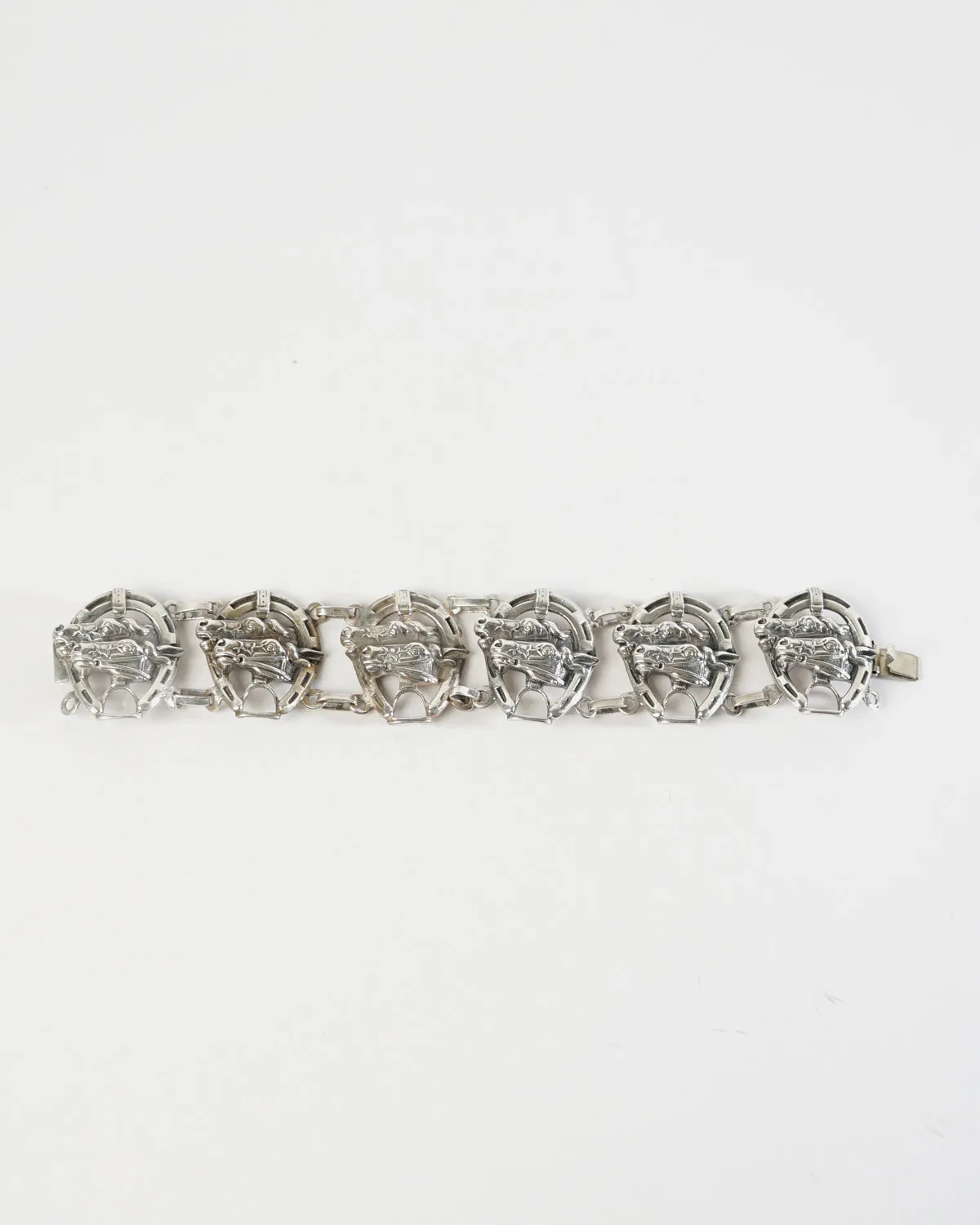 Silver Horseshoe Bracelet