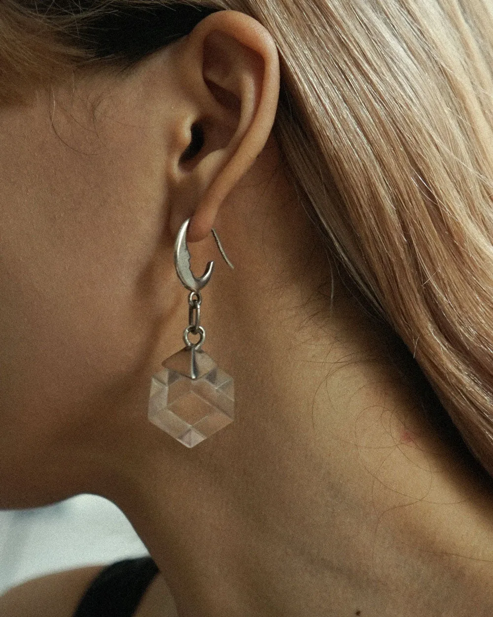 Silver x Lucite Earrings