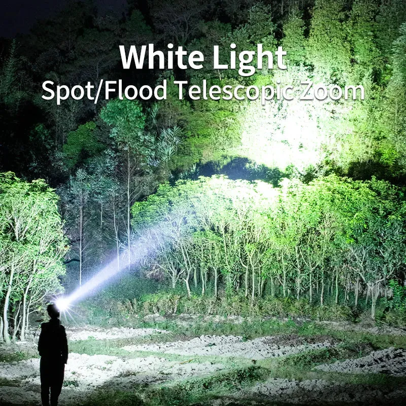 Smiling Shark TD-0123C Headlight Wave Induction Rechargeable Headlamp Waterproof  Head Torch for Camping Hiking Outdoors