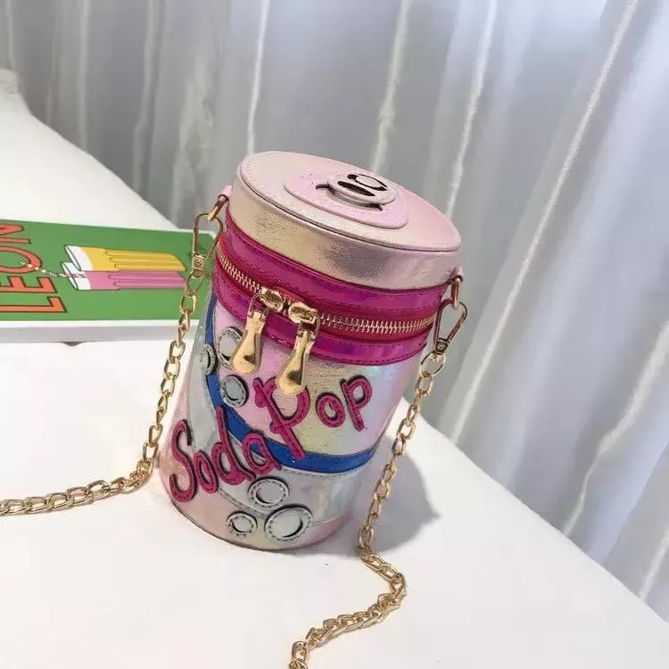Soda pop 3d chain handbag