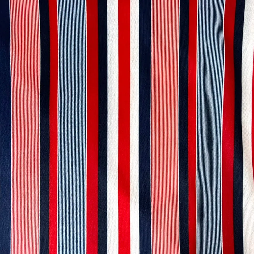 Striped Jersey Knit Fabric