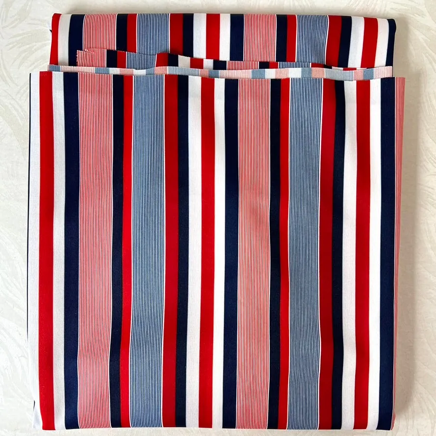 Striped Jersey Knit Fabric