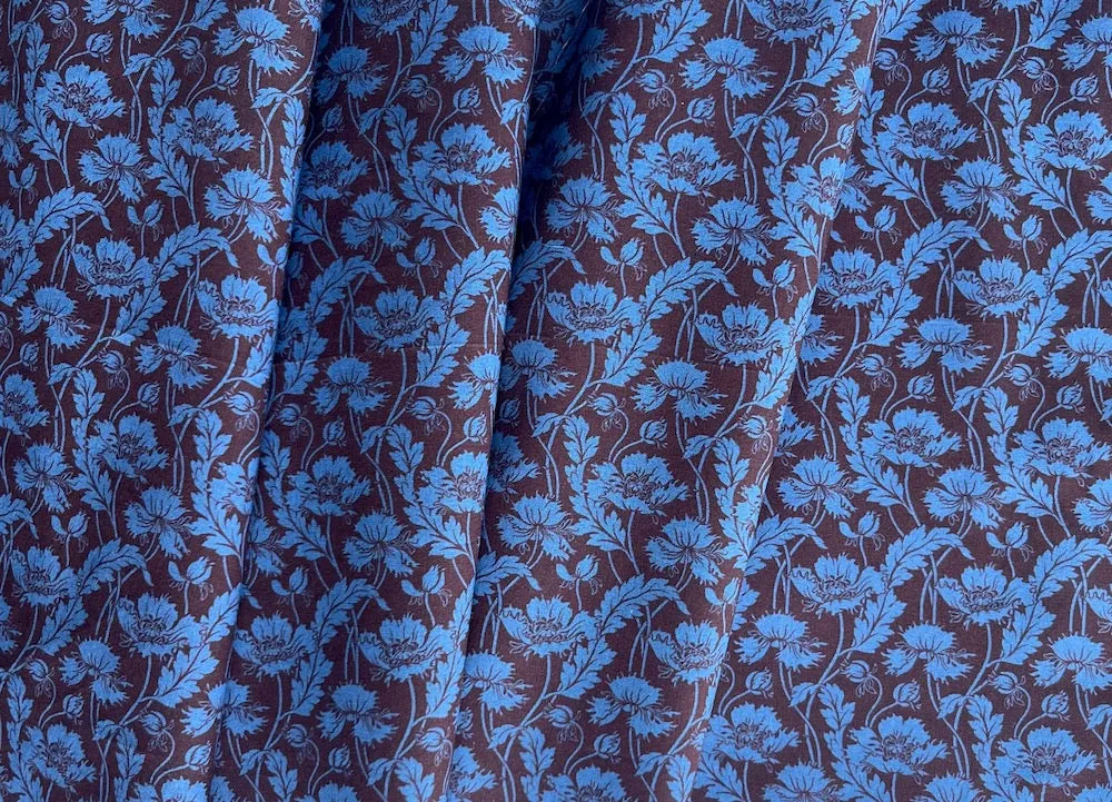 Toutouayette Cornflower Blue Liberty of London Tana Cotton Lawn (Made in Italy)