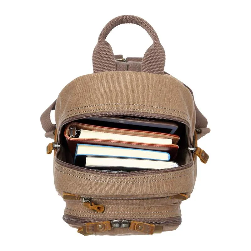 Troop London TRP0255 Classic Backpack in Brown