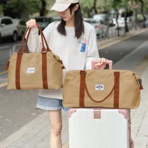 UAKISS  -  Gym Bag for Women, Carry on Weekender Overnight Bag, Travel Duffel Bags with Trolley Sleeve, Personal Item Travel Bag Tote Bag