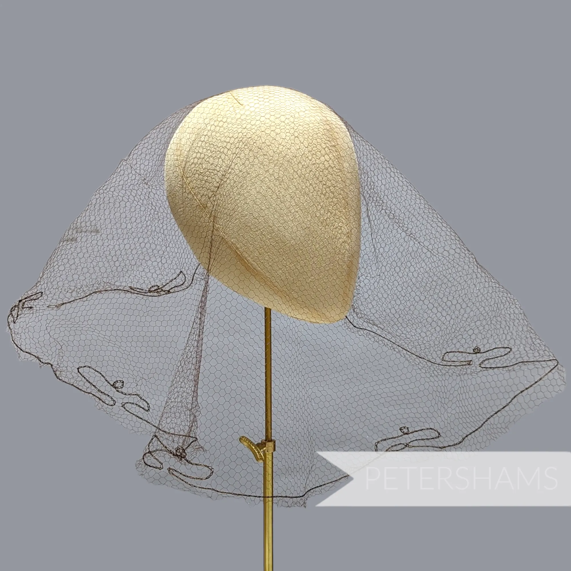 Vintage 1930's/40s Veiling Round - Small Swirl