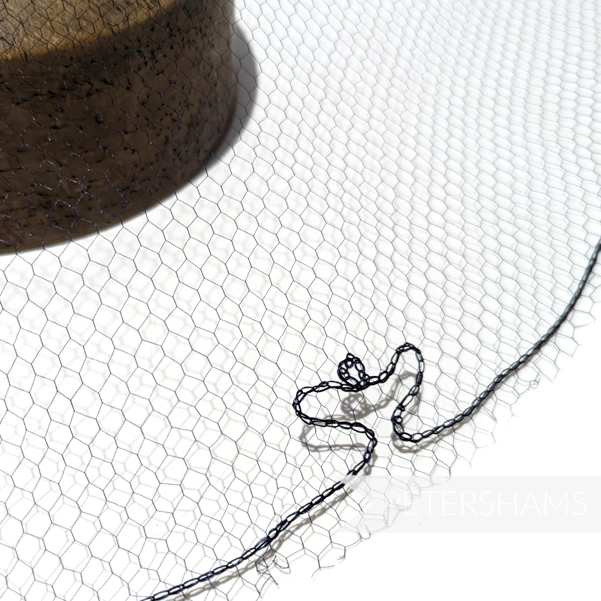Vintage 1930's/40s Veiling Round - Small Swirl