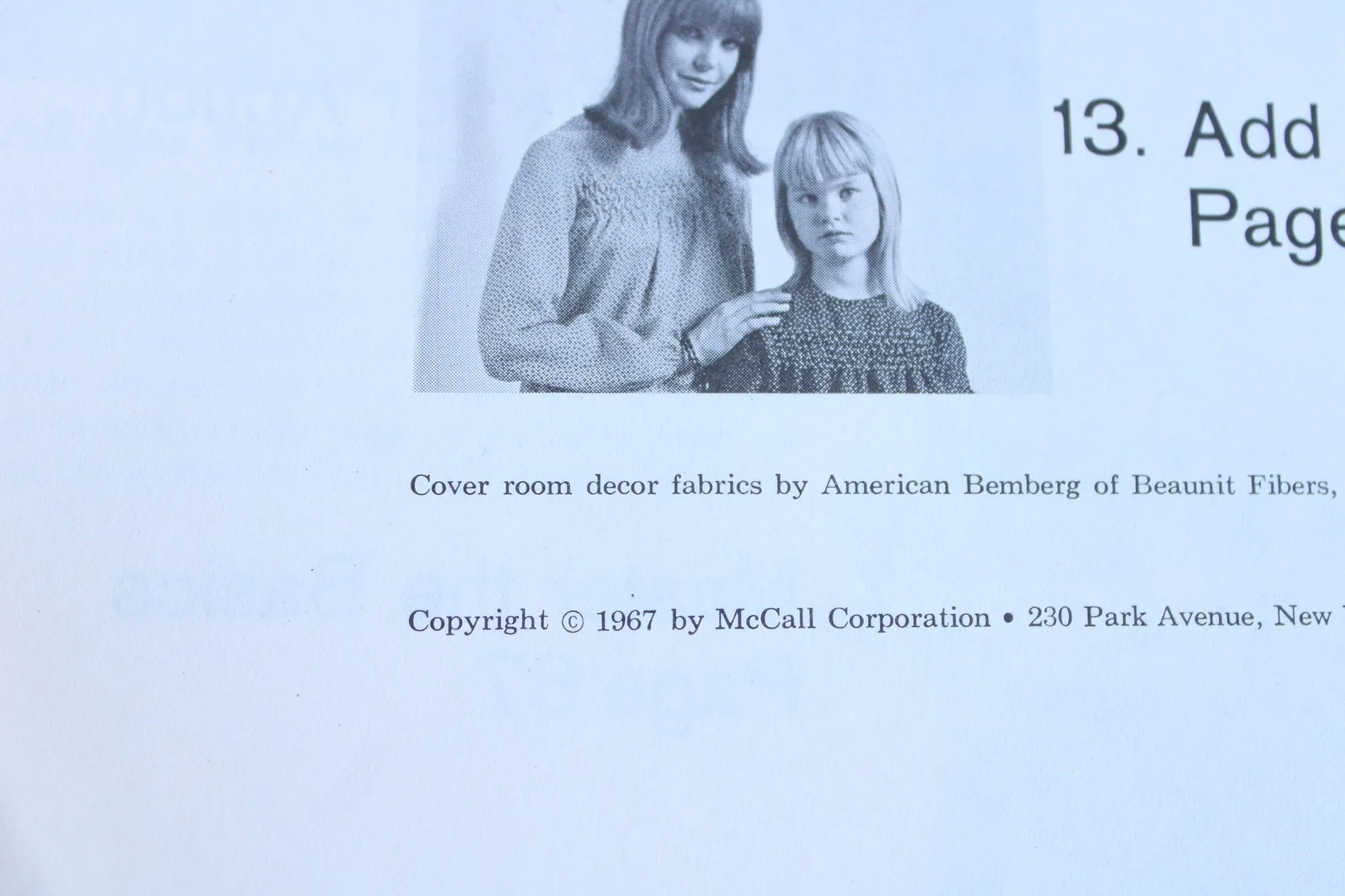 Vintage 1960s Magazine, McCalls Sewing Book, Patterns, Photos, Instructions