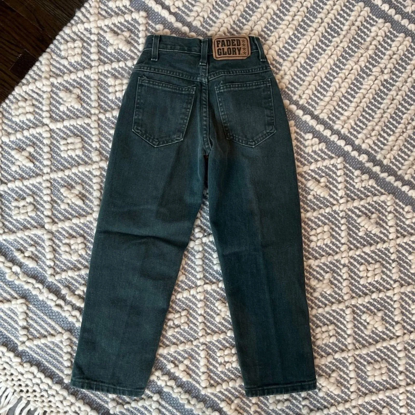 Vintage Faded Glory Green Jeans 8