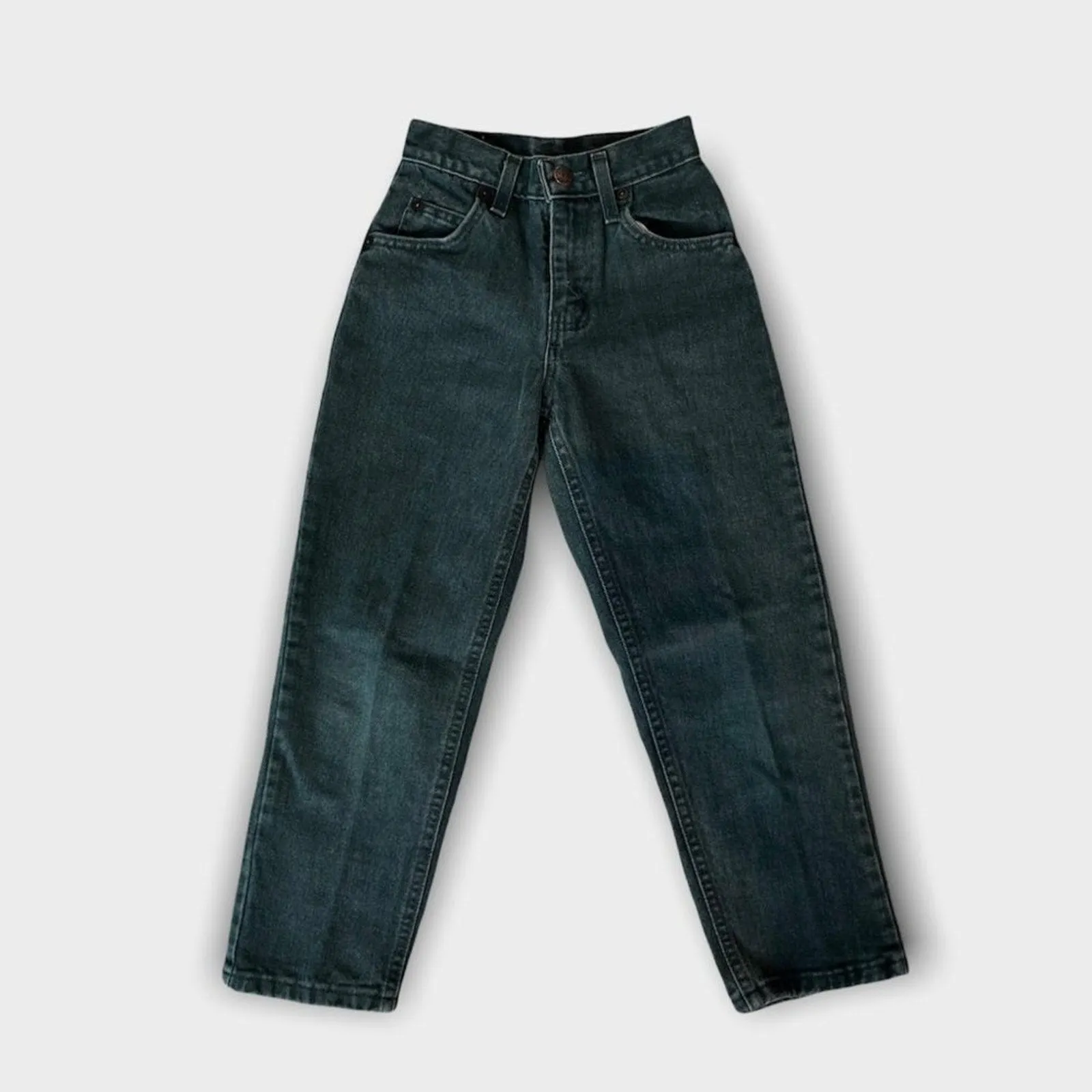 Vintage Faded Glory Green Jeans 8
