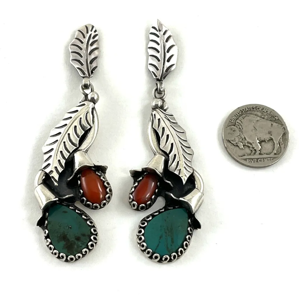 Vintage Leafy Drops<br>By Louise Platero