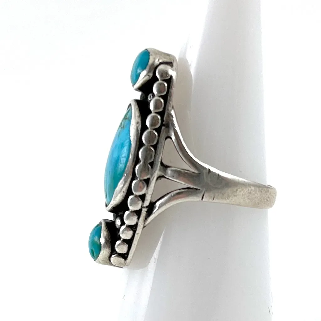 Vintage Navajo Three Stone<br>Size: 6