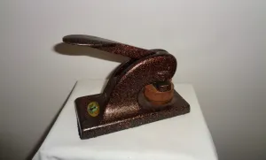 Vintage Paper Embosser Stamp/Press By Shaway Shaw & Sons