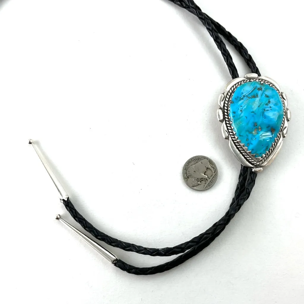 Vintage Single Stone Bolo Tie