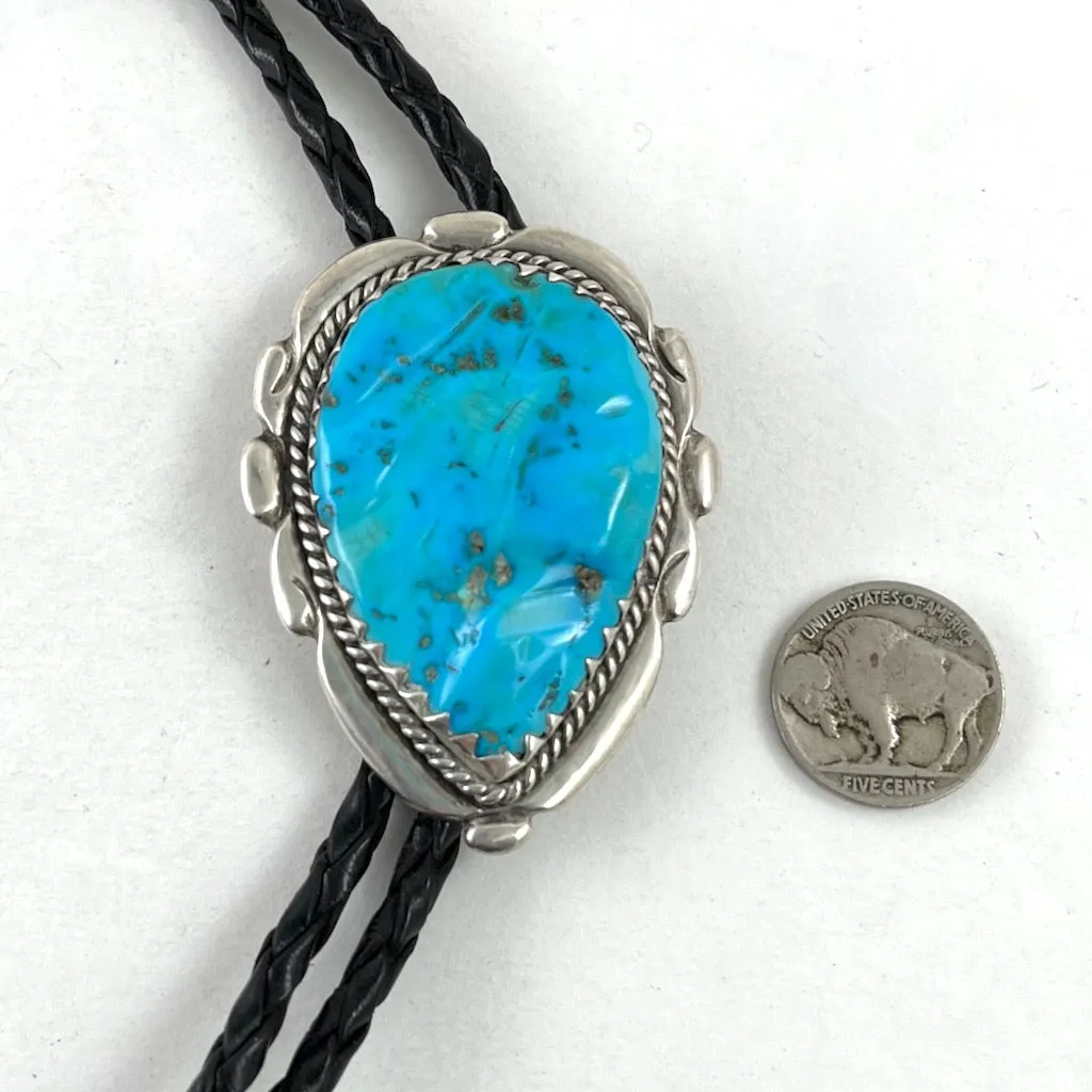 Vintage Single Stone Bolo Tie
