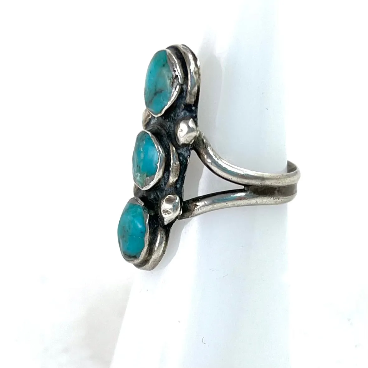 Vintage Three Stone Ring<br>Size: 5