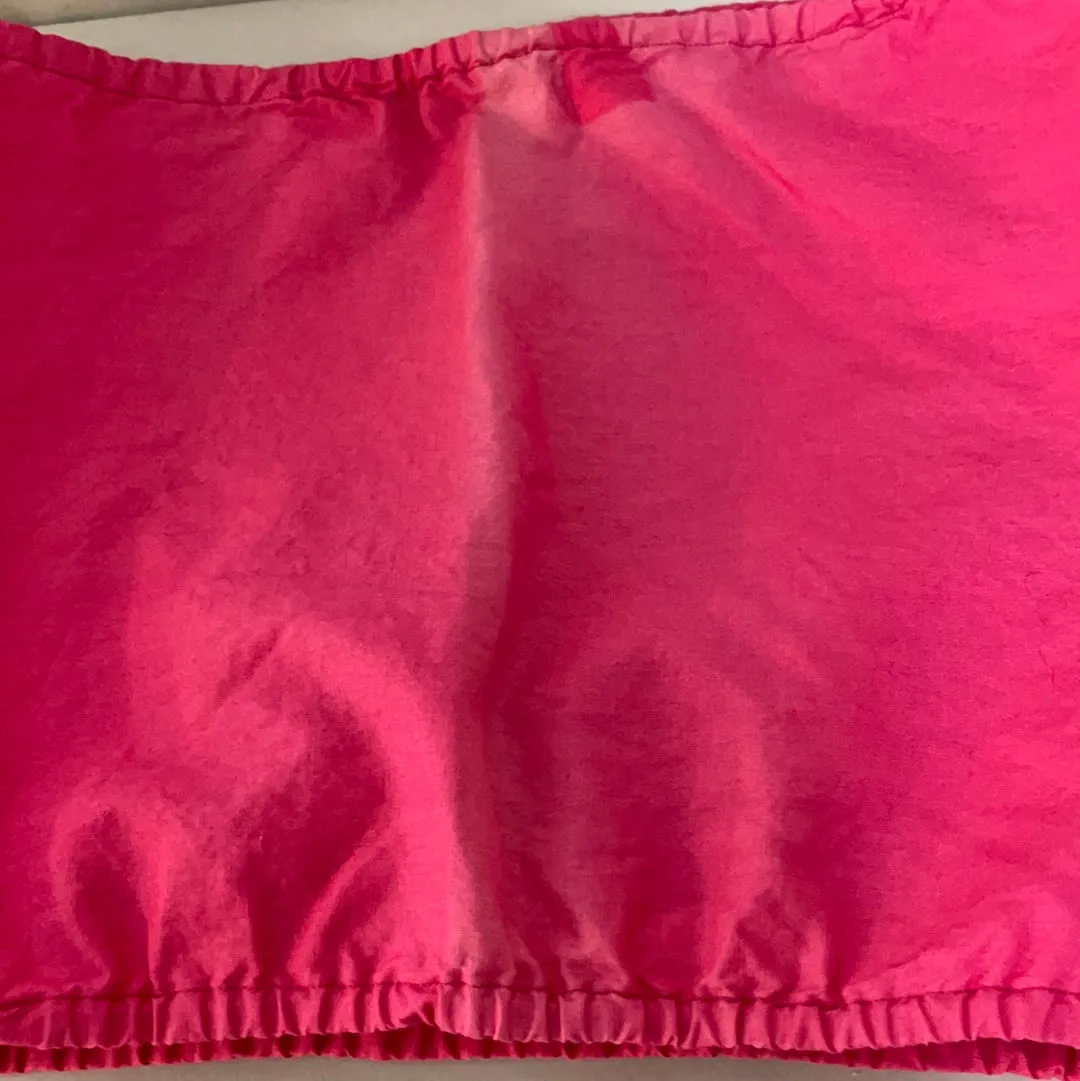 Vintage Womens Juniors Handmade Cheerleader Cotton Shorts Fuschia Small 28” Waist