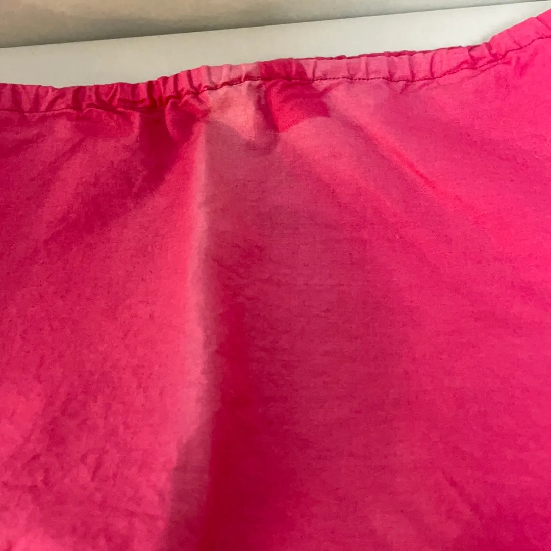 Vintage Womens Juniors Handmade Cheerleader Cotton Shorts Fuschia Small 28” Waist