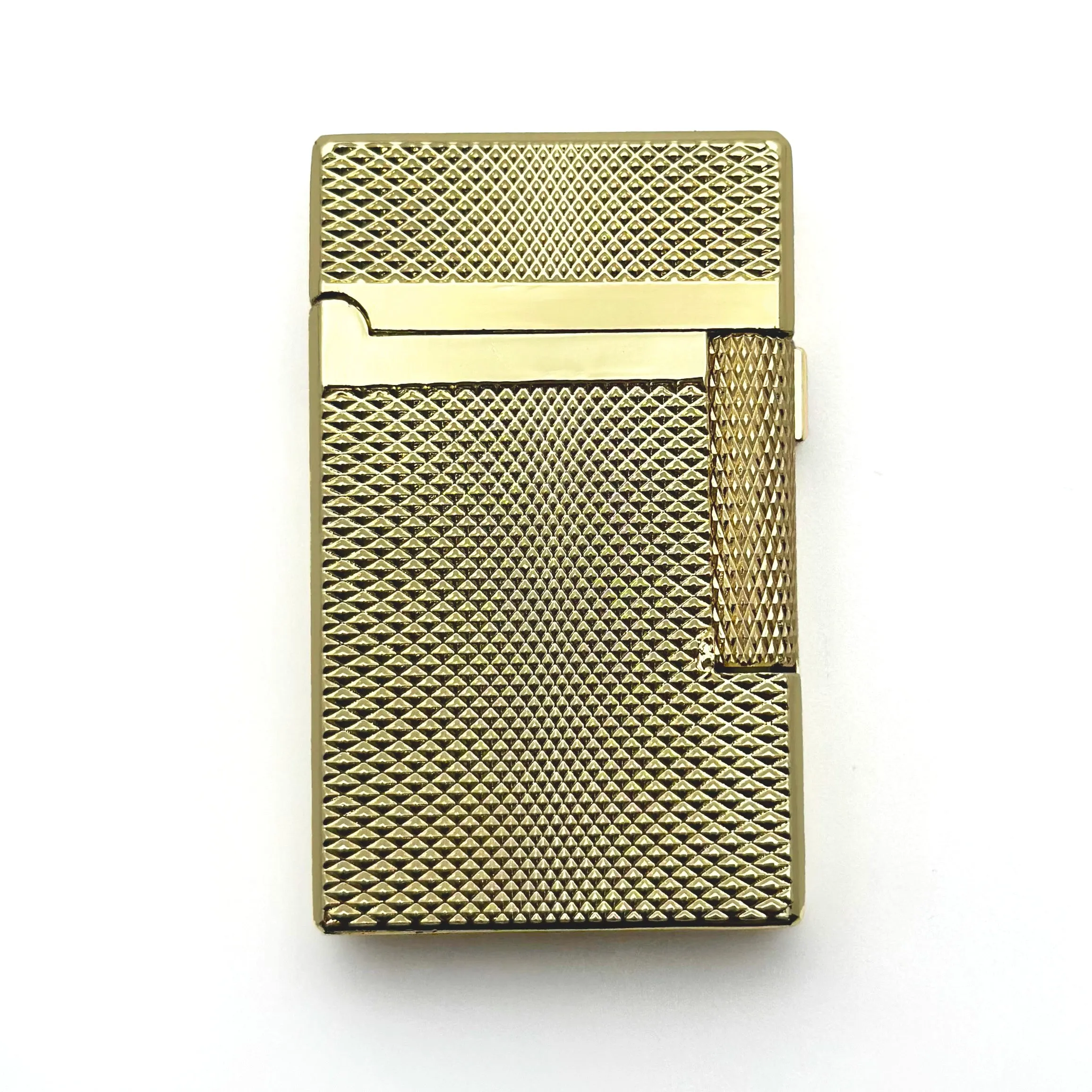 Visol Hubbard Barley Soft Flame and Torch Flame Flint Lighter - Gold