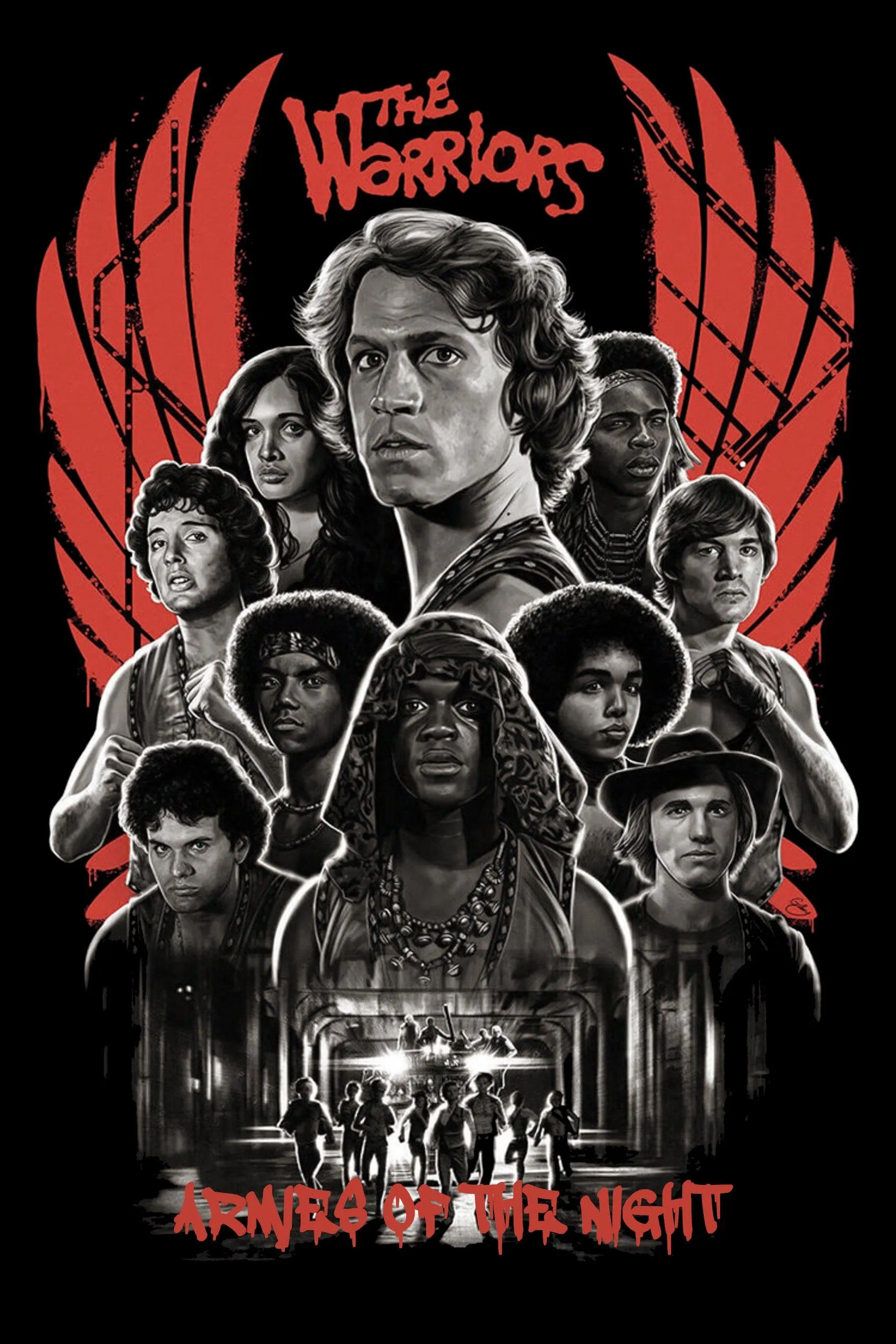 Warriors Armies Of The Night - Classic Horror Movie T-Shirt