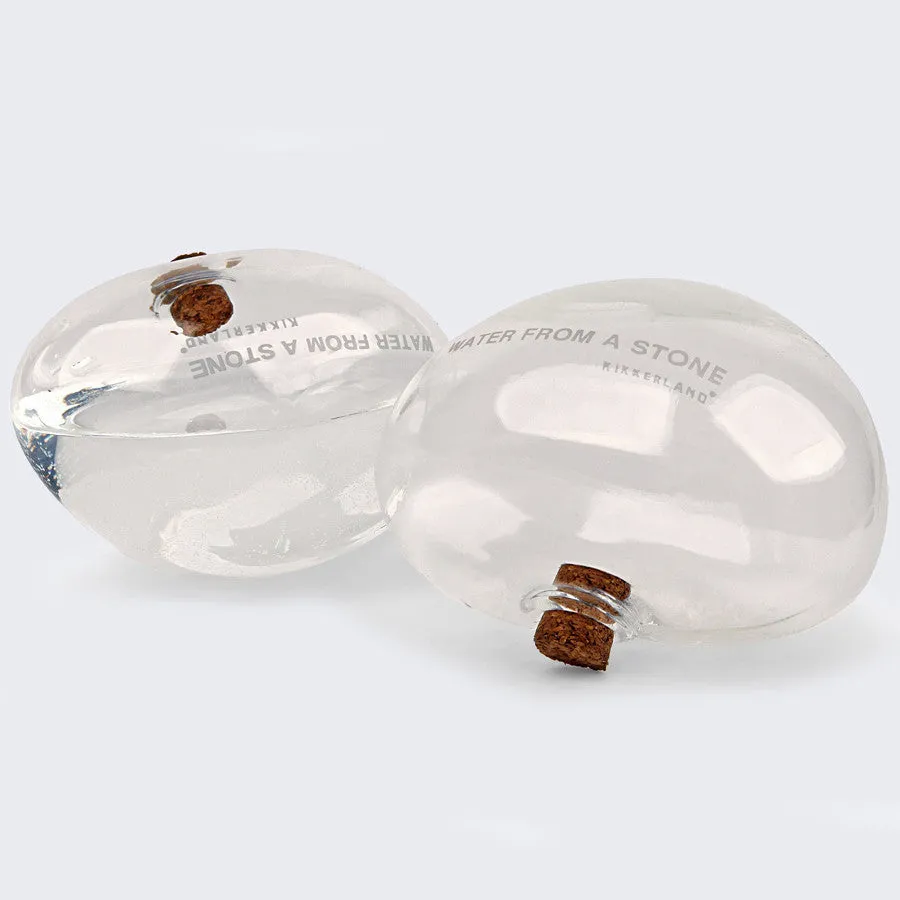 Water From a Stone (Glass Self Watering System)