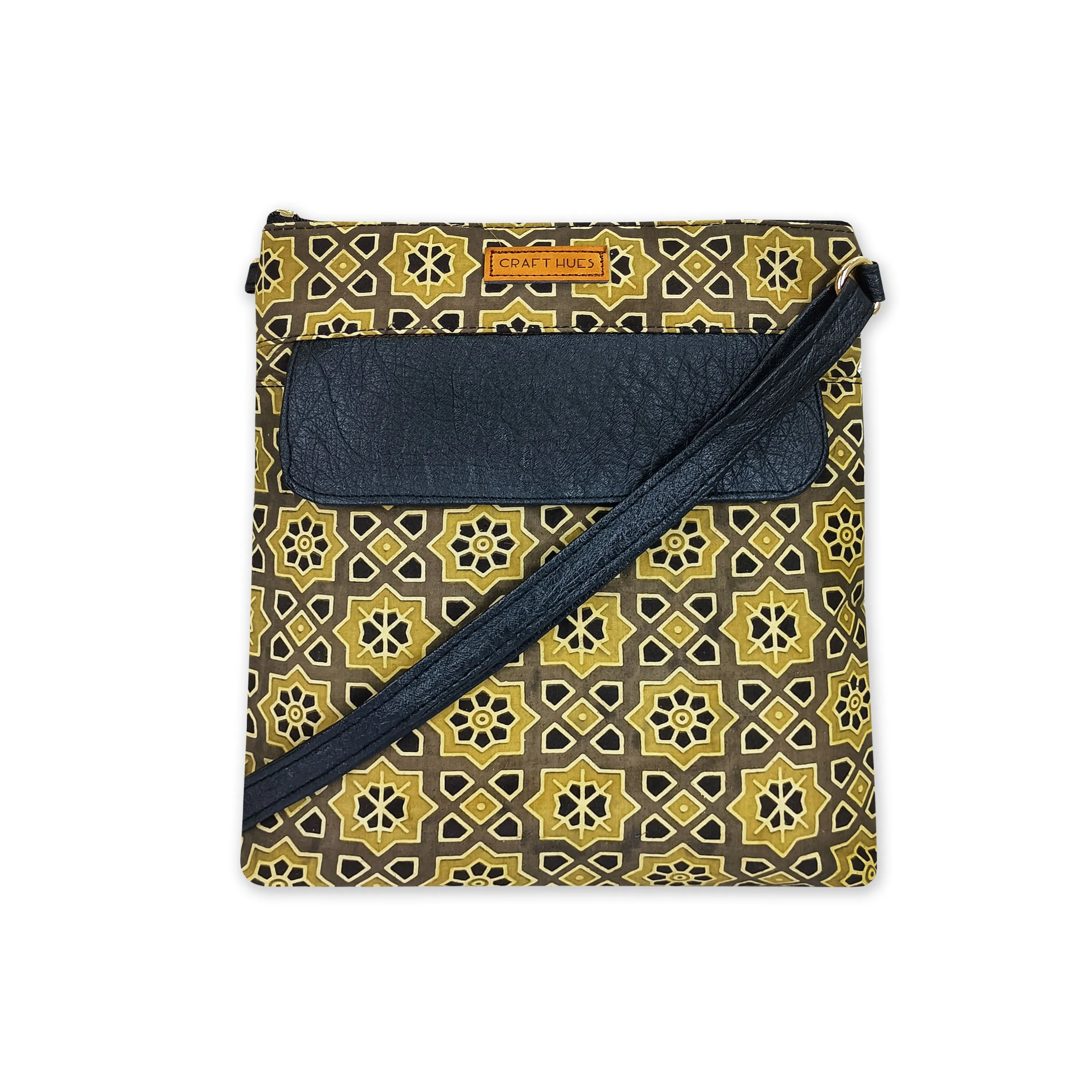 Yellow Sitara Messenger Bag