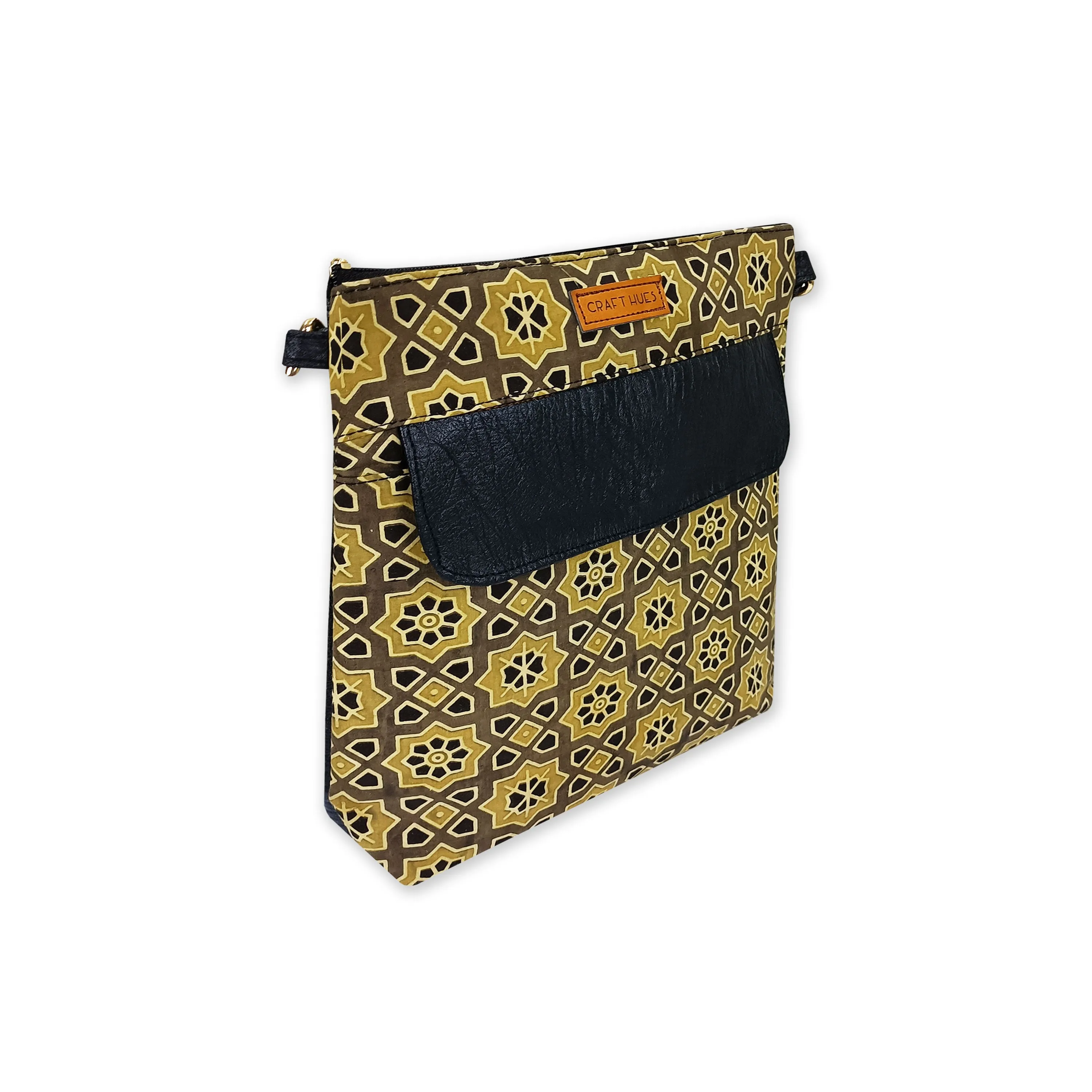 Yellow Sitara Messenger Bag